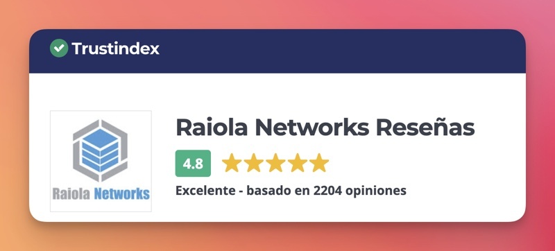 valoración de Raiola Networks usuarios