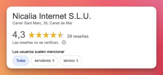 Opinion nicalia usuarios