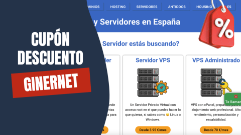 Cupón ginernet descuento