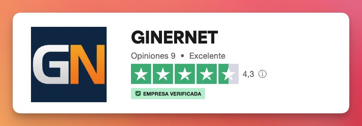 Opinión de Ginernet clientes
